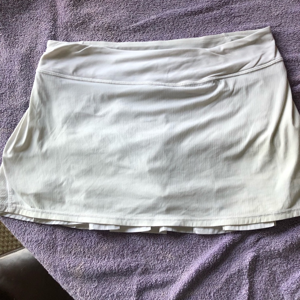 White Lululomon skort